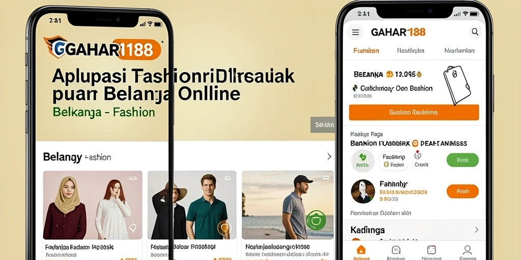 Tampilan antarmuka GAHAR188 yang menarik untuk belanja fashion.